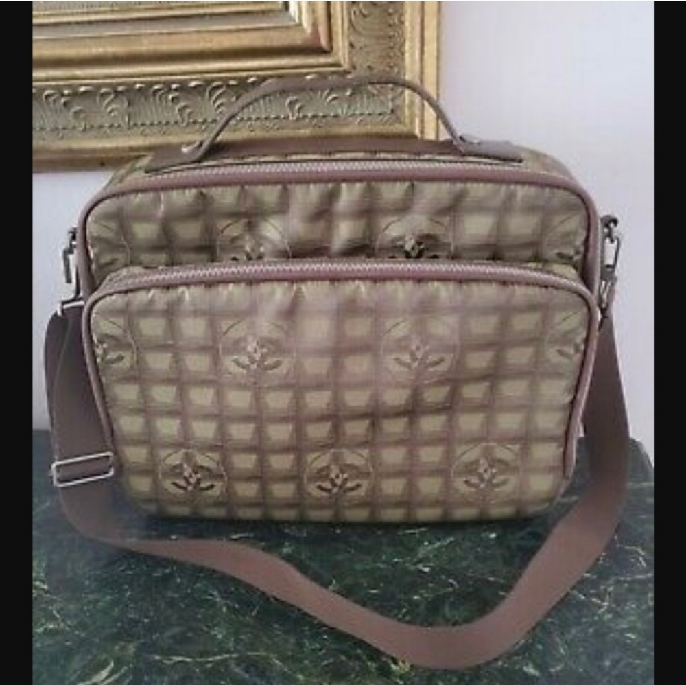 Vintage CHANEL TRAVEL LINE Laptop briefcase Bag